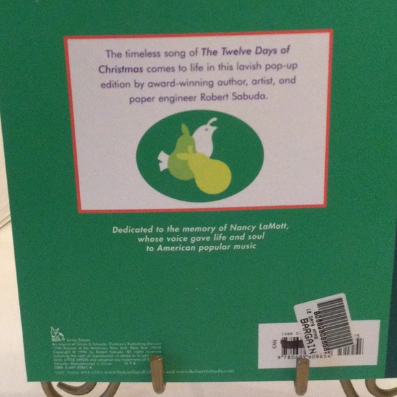 Vintage 1996 “The Twelve Days of Christmas” by Robert Sabuda pop up book - Picture 3 of 5